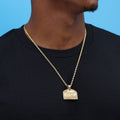 Small Last Supper Pendant - Gold
