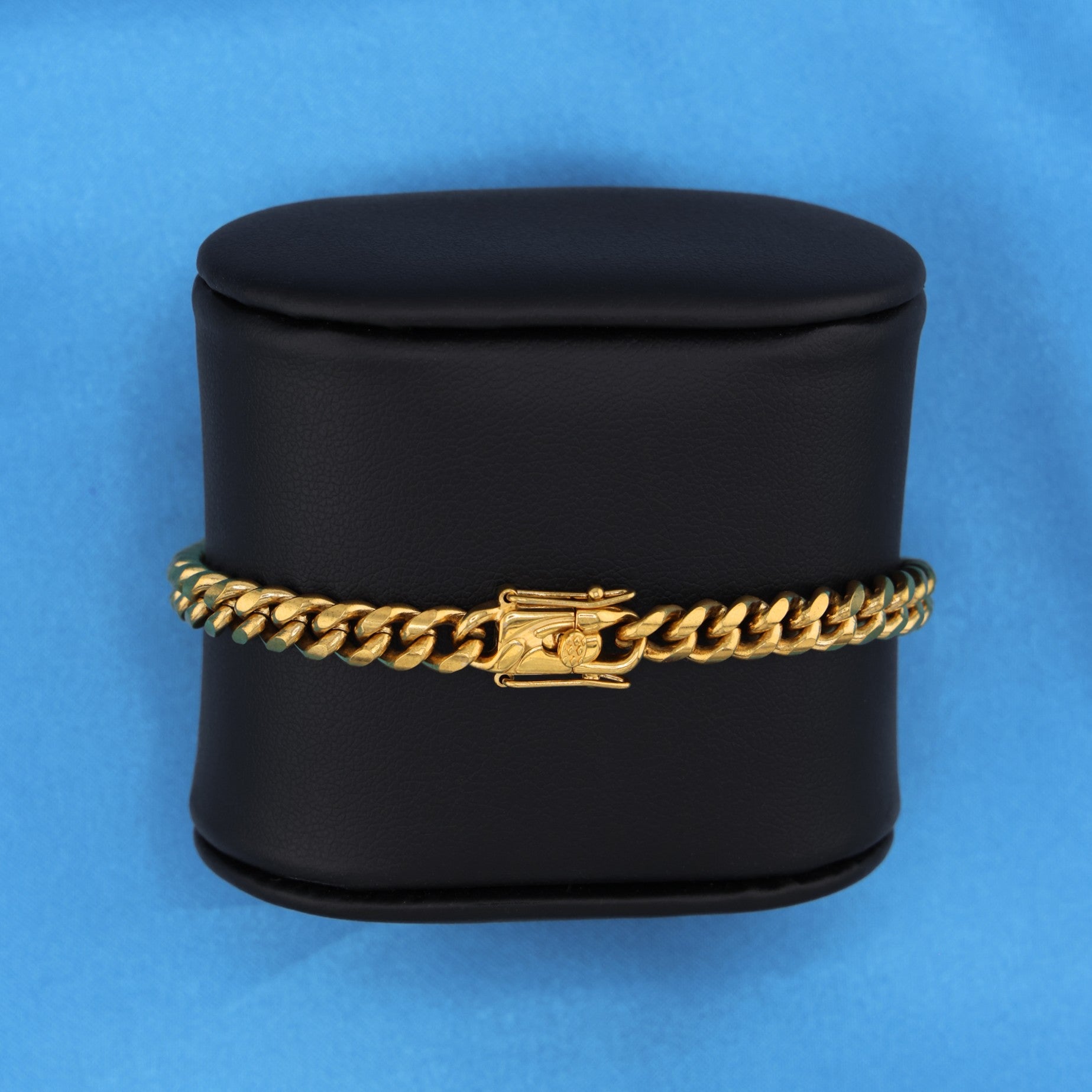 6mm Miami Cuban Bracelet - Gold