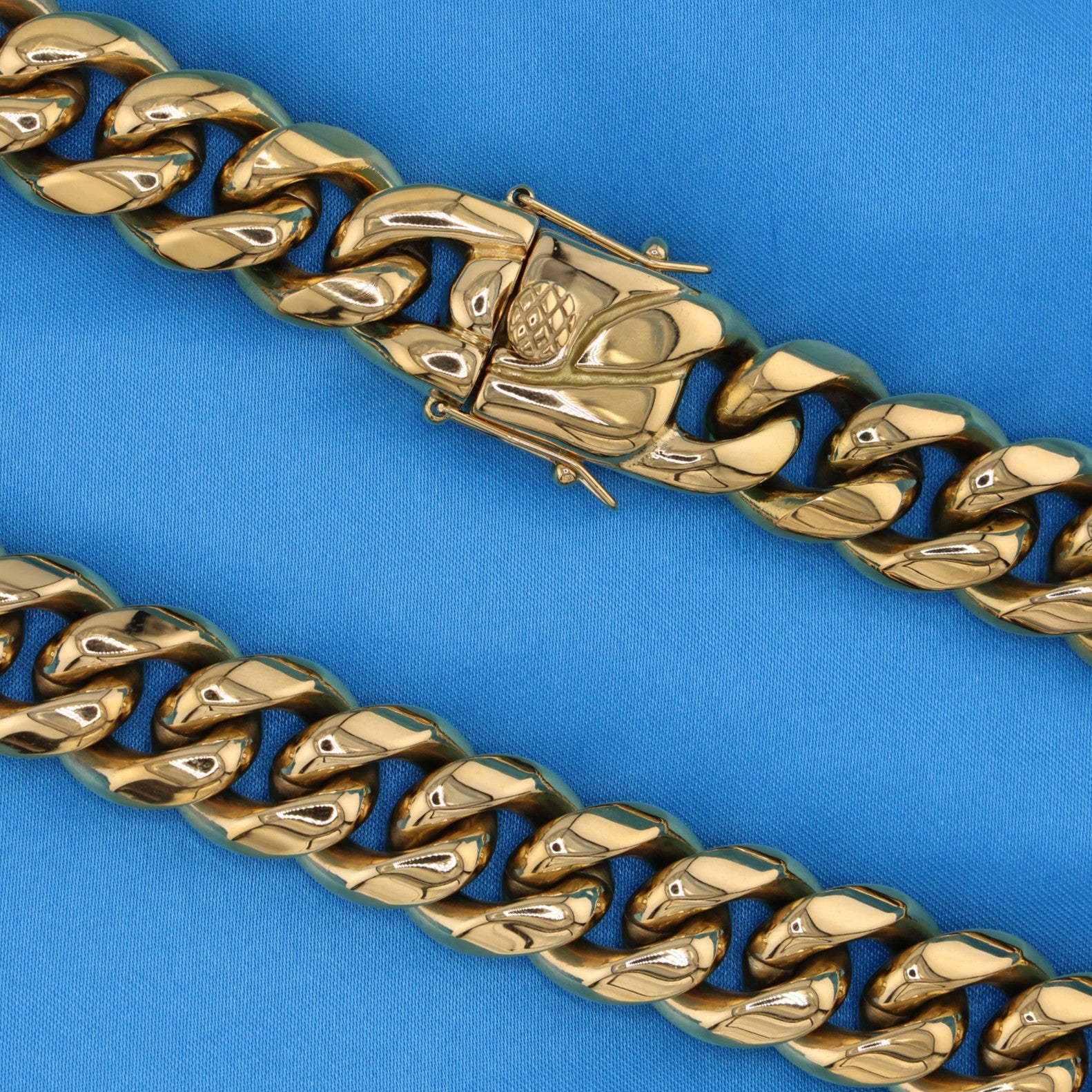 18mm Miami Cuban Chain - Gold
