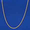 3mm Rope Necklace - Gold