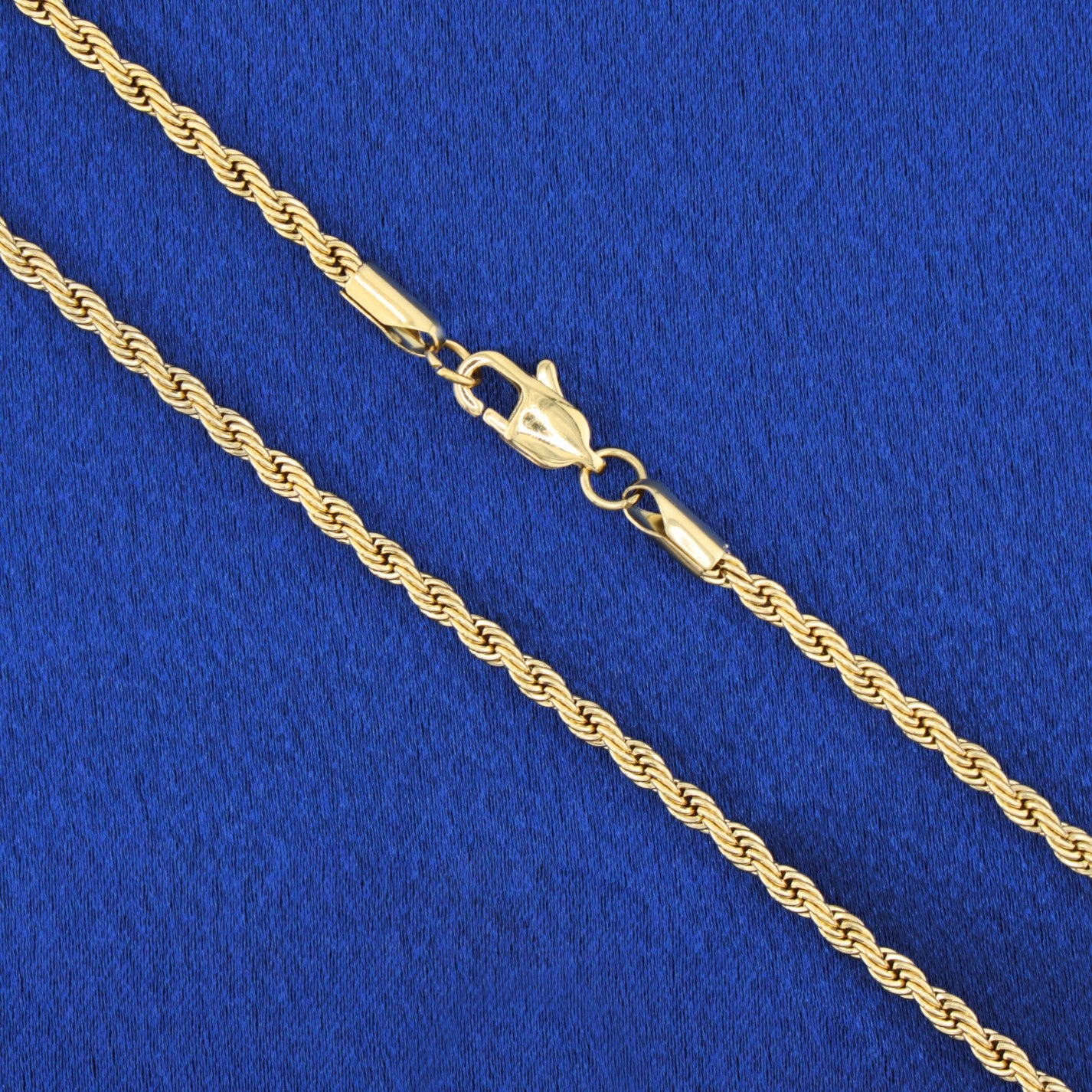 3mm Rope Chain - Gold