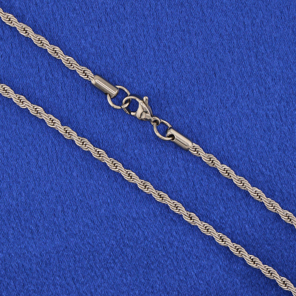 3mm Rope Chain - Premium 316L Stainless