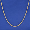 4mm Rope Chain - Gold
