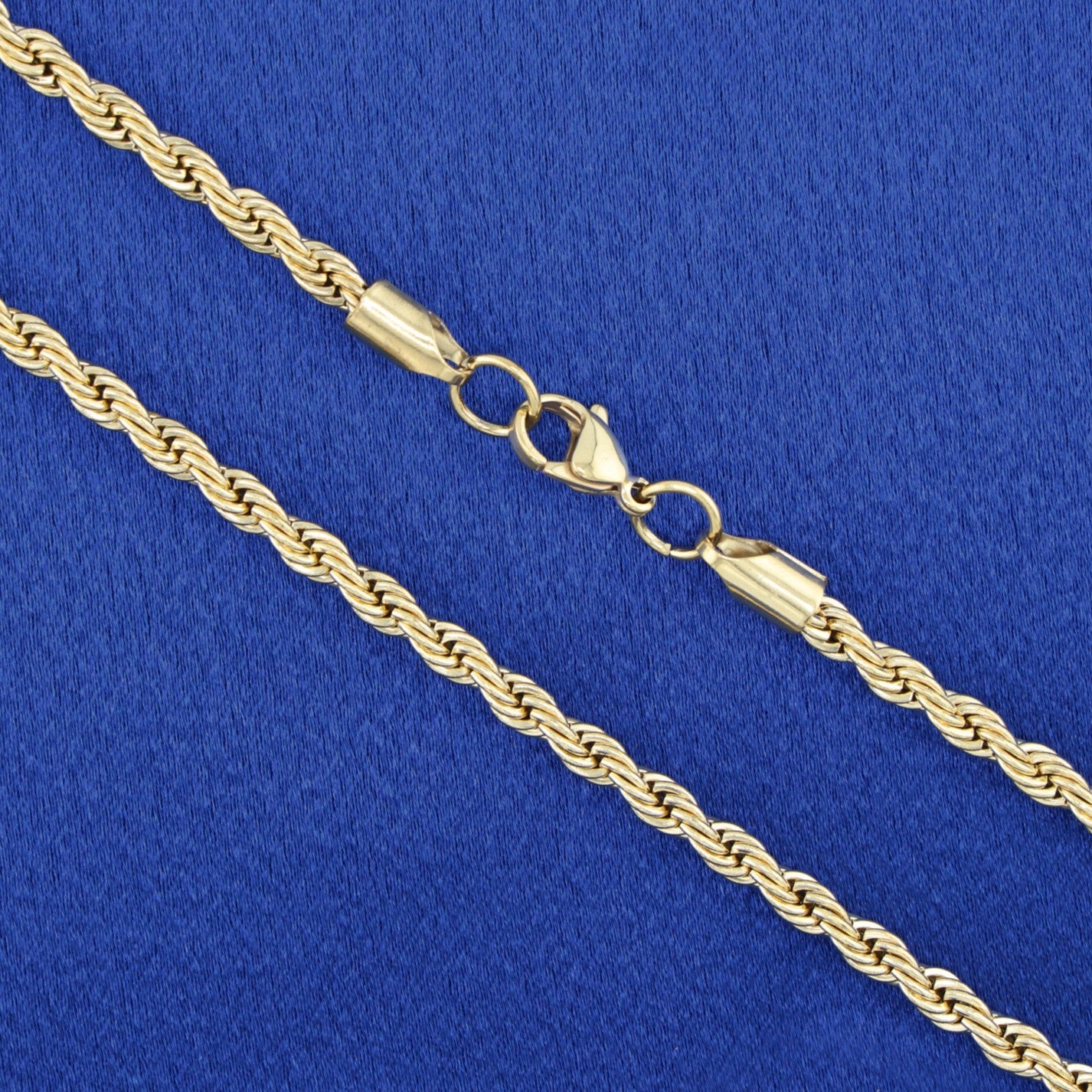 4mm Rope Chain - Gold