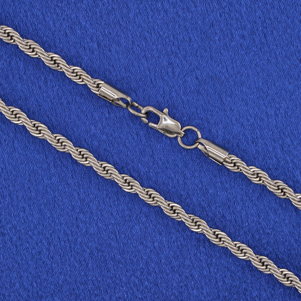4mm Rope Chain - Premium 316L Stainless