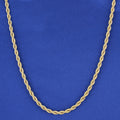 5mm Rope Chain - Gold