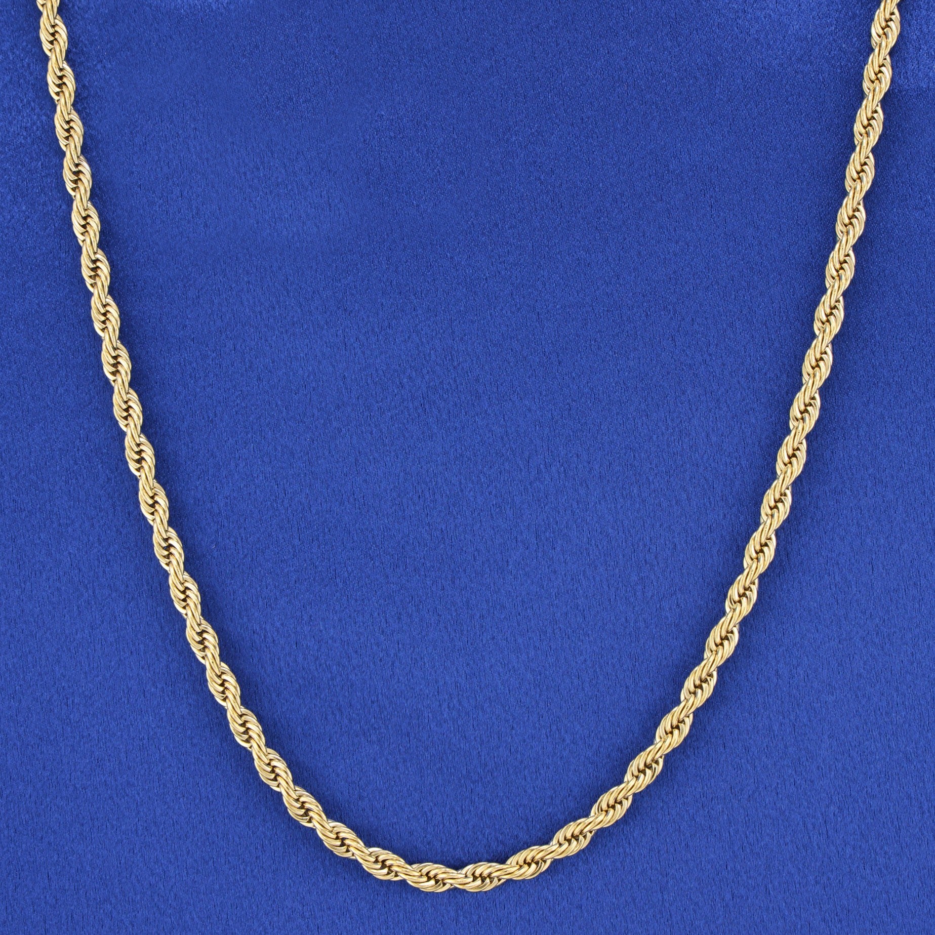 5mm Rope Chain - Gold