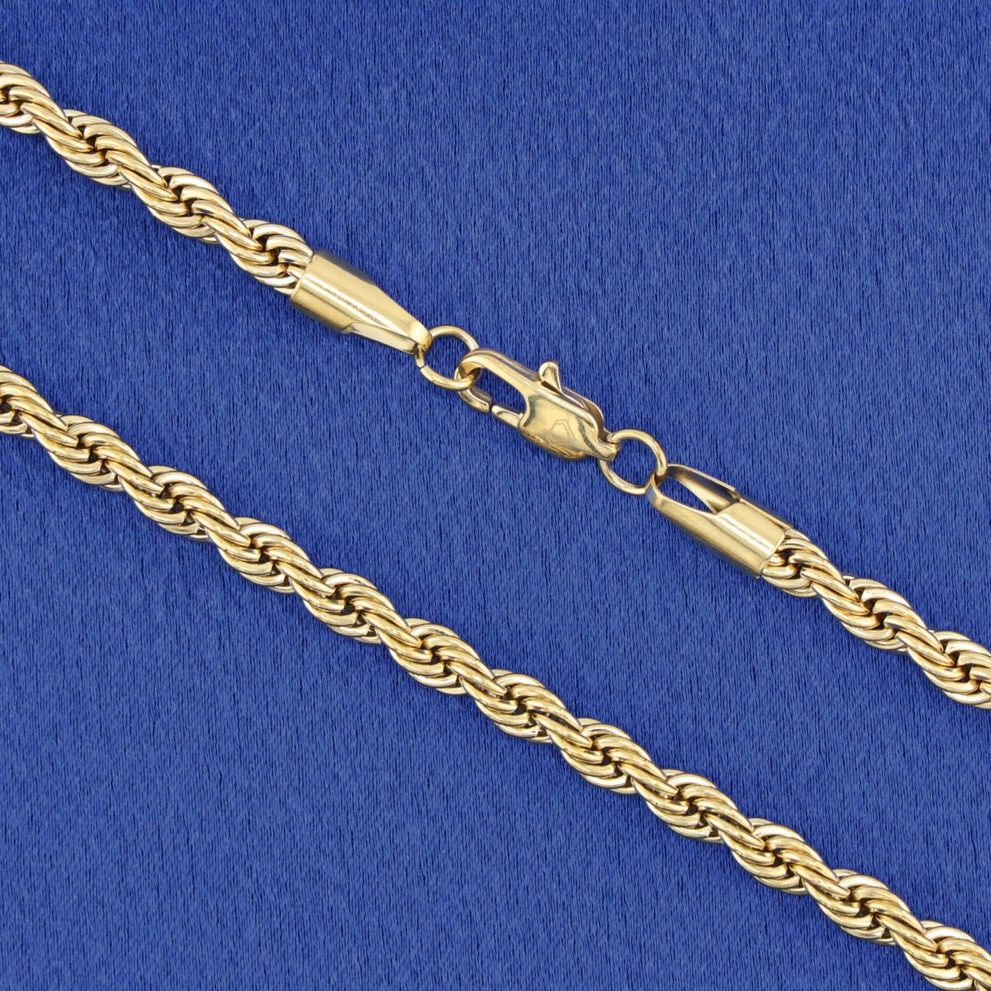 5mm Rope Necklace - Gold