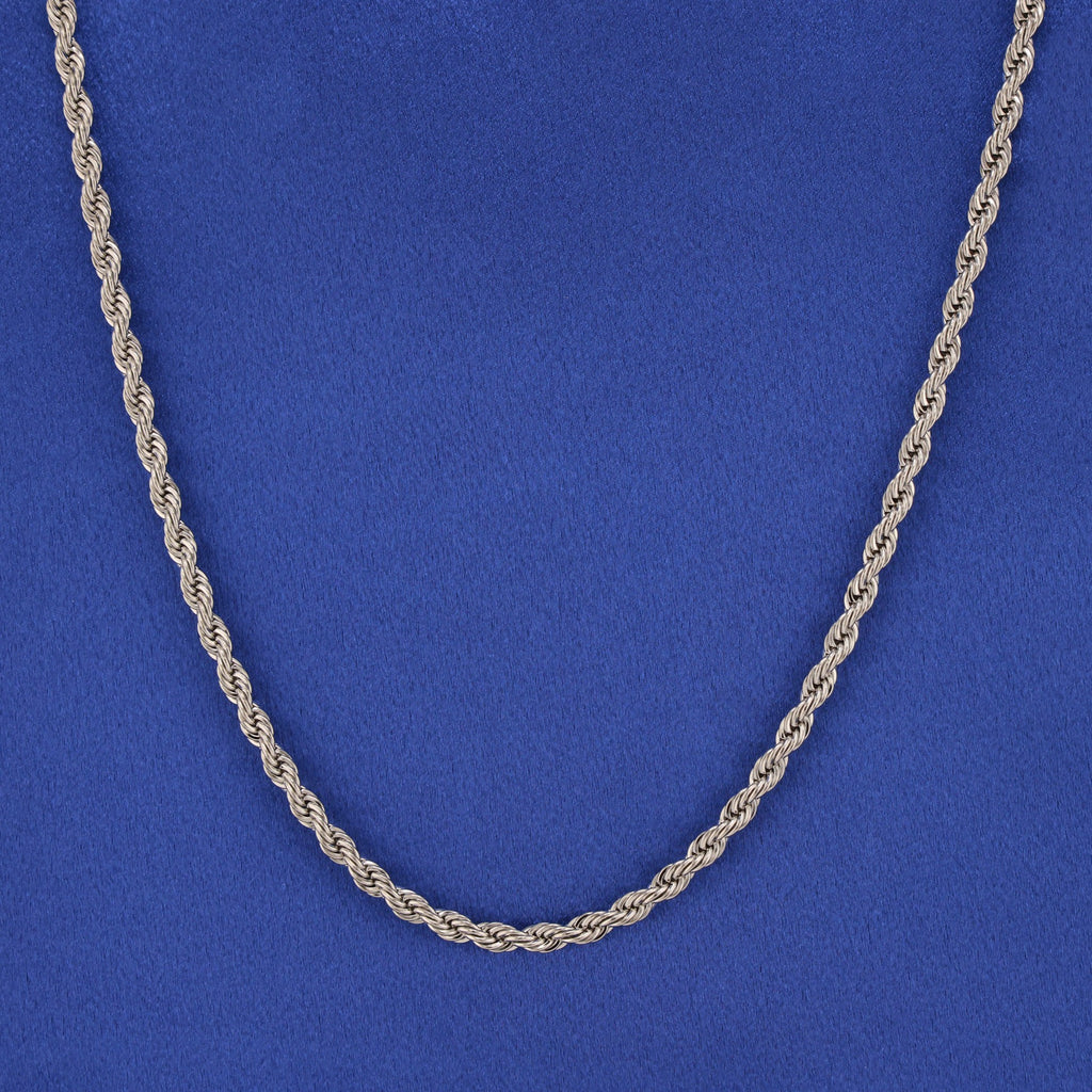 5mm Rope Necklace - Premium 316L Stainless