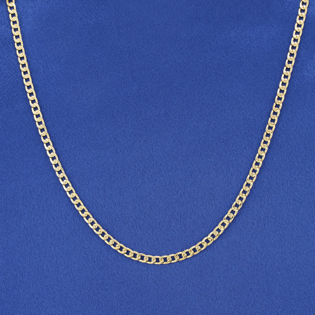 5mm Cuban Chain - Gold