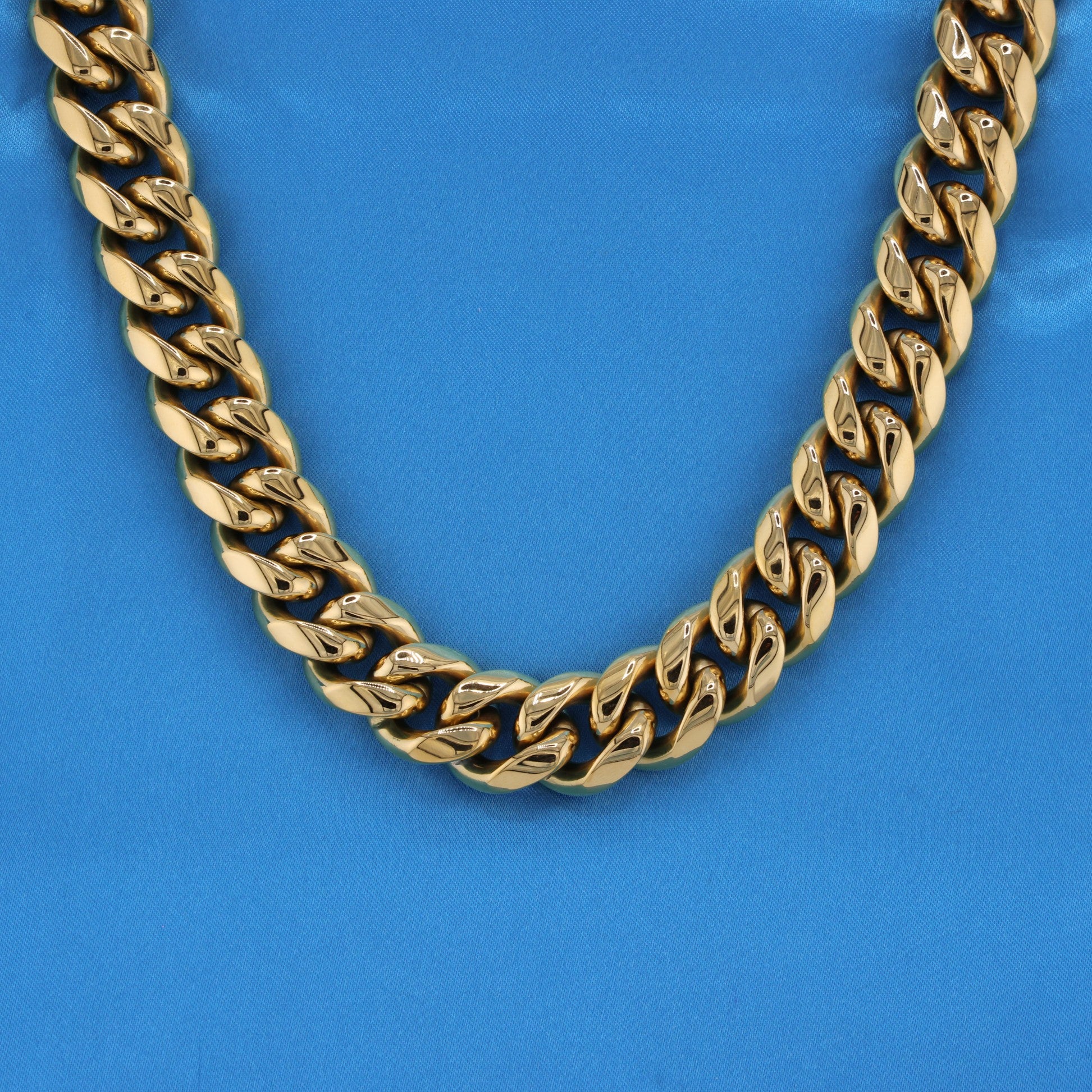 18mm Miami Cuban Chain - Gold