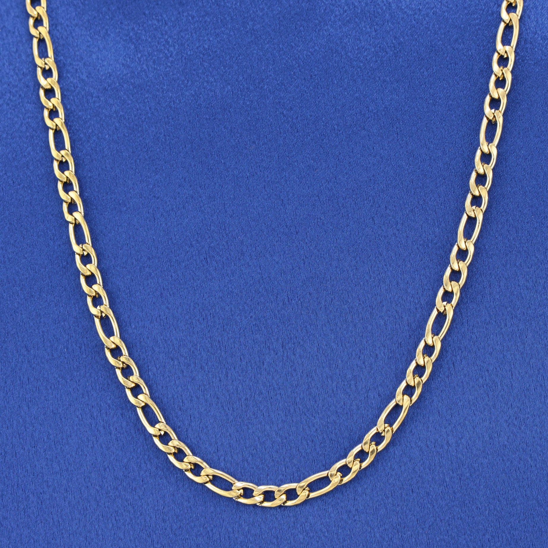 6mm Figaro Chain - Gold