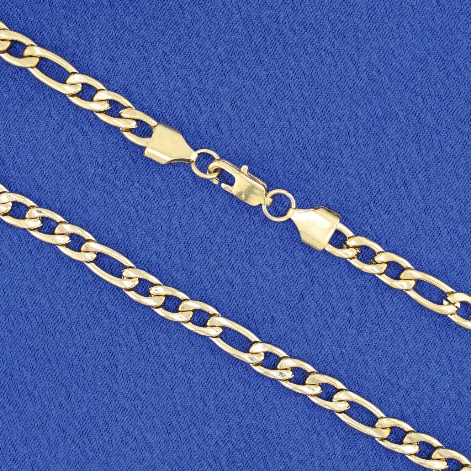6mm Figaro Chain - Gold