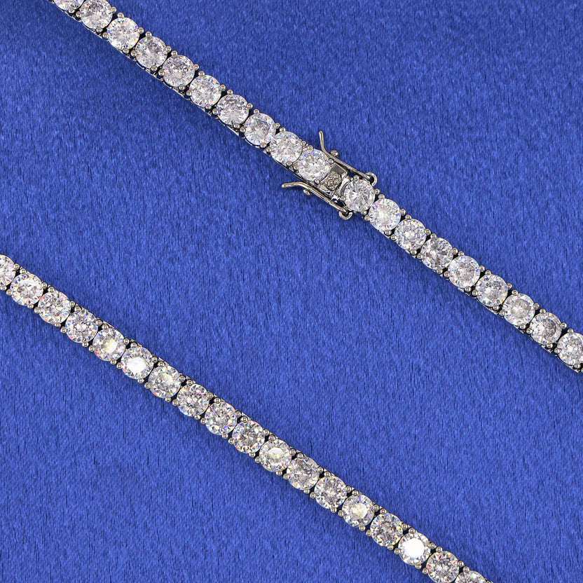 5mm Tennis Necklace - 925 Silver