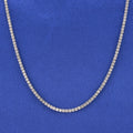 4mm Tennis Chain - White Gold