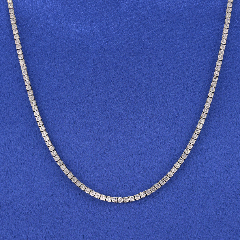 4mm Tennis Chain - White Gold
