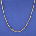 3mm Tennis Necklace - Gold