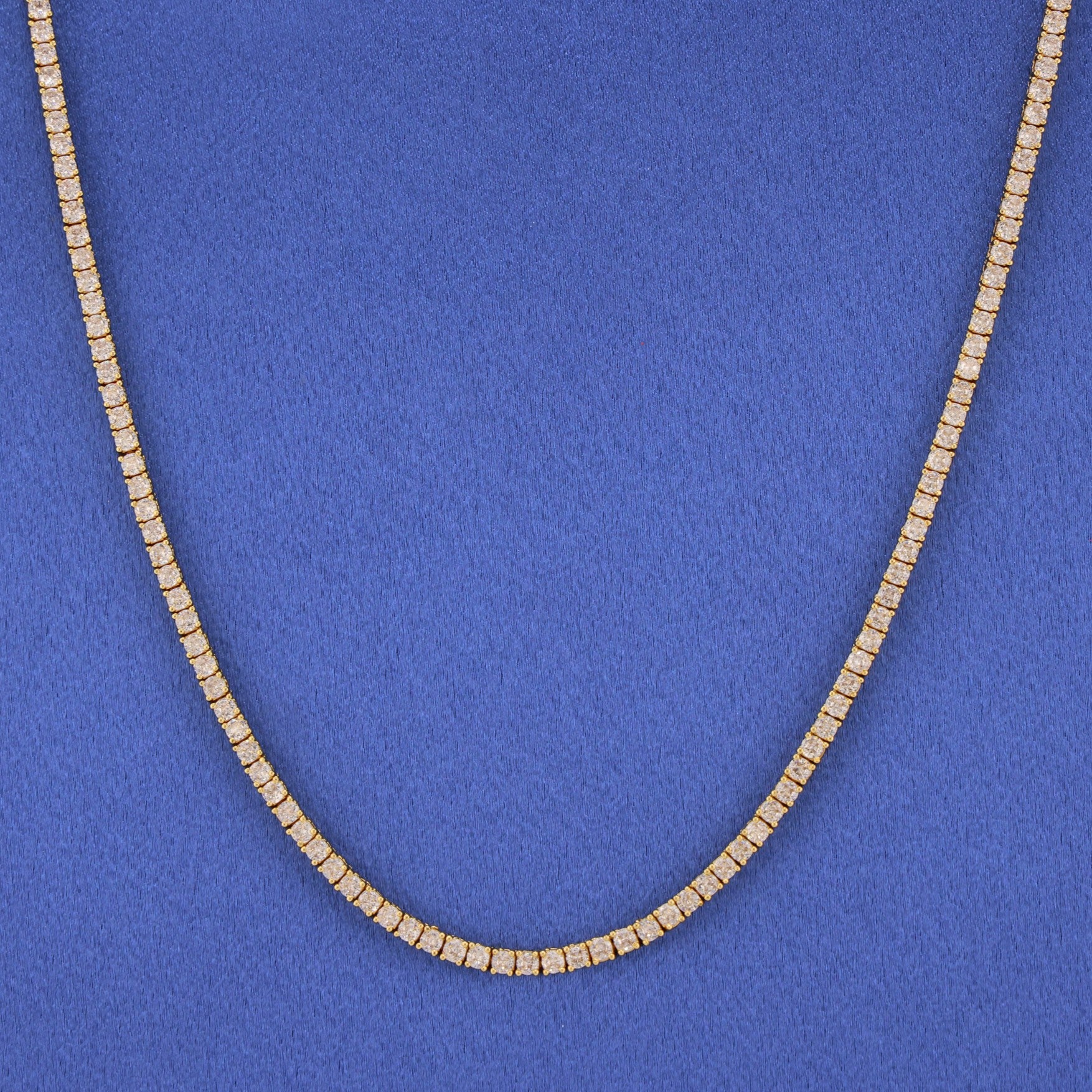 3mm Tennis Chain - Gold