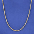 4mm Tennis Necklace - Gold