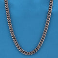 8mm Miami Cuban Chain (Iced Out Clasp) - Premium 316L Stainless