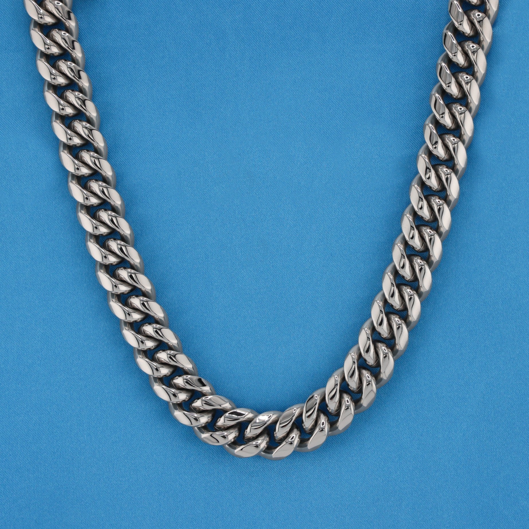 14mm Miami Cuban Chain - Premium 316L Stainless