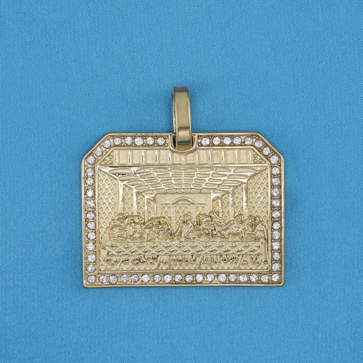 Big Last Supper Pendant - Gold
