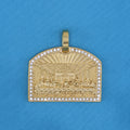 Iced Last Supper Pendant - Gold