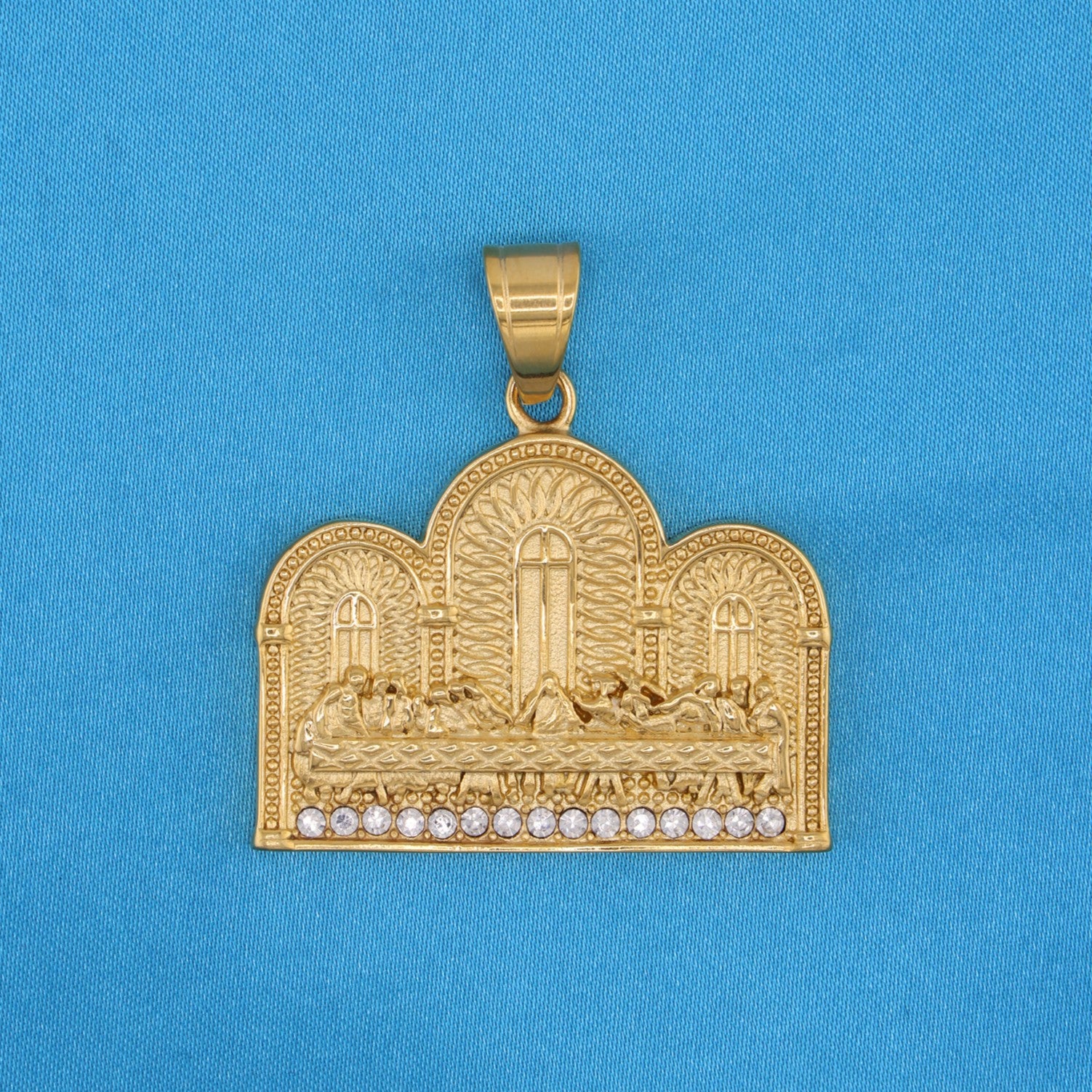 The Last Supper Pendant - Gold
