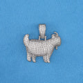 GOAT Pendant - White Gold