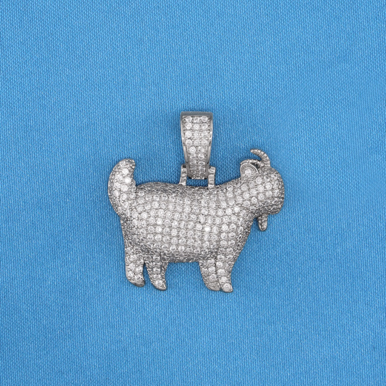 GOAT Pendant - White Gold
