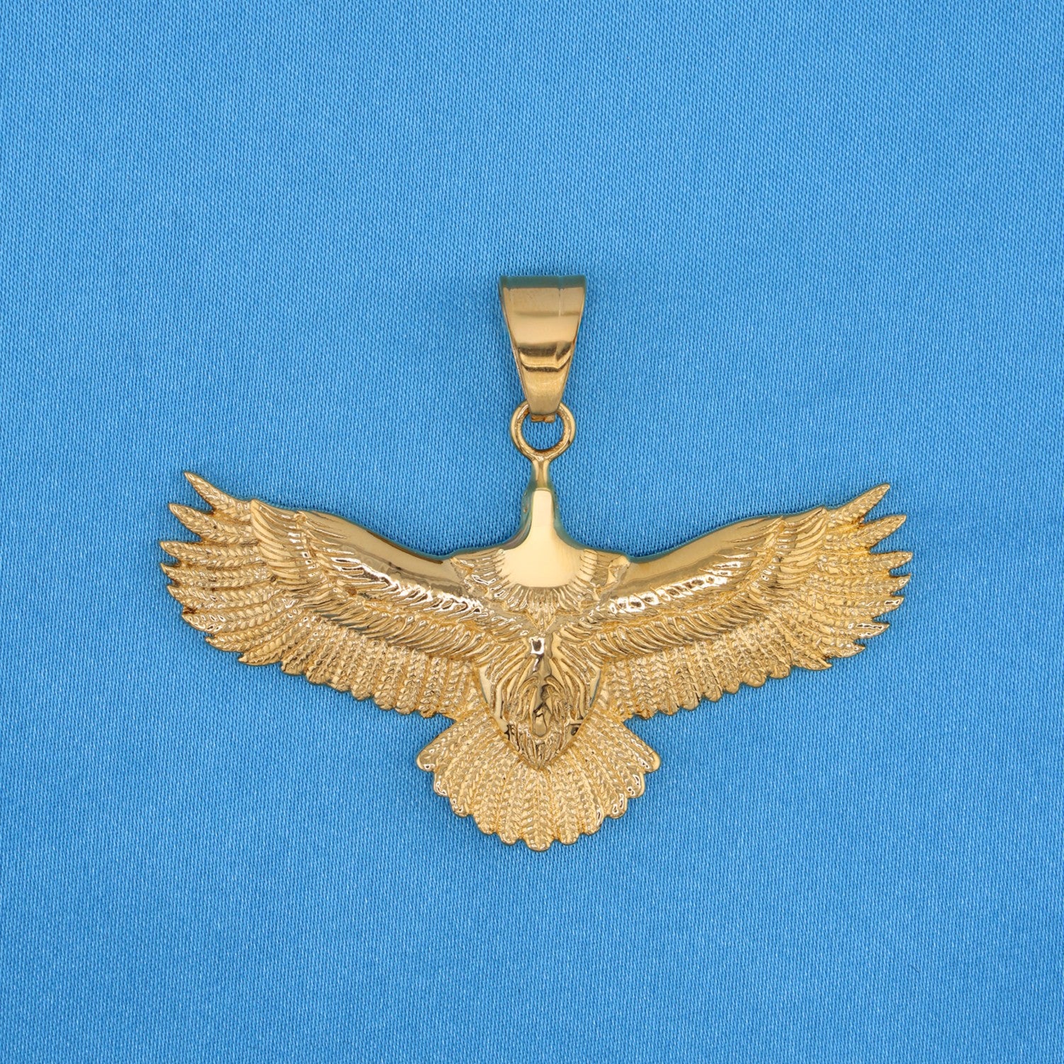 Flying Eagle Pendant - Gold