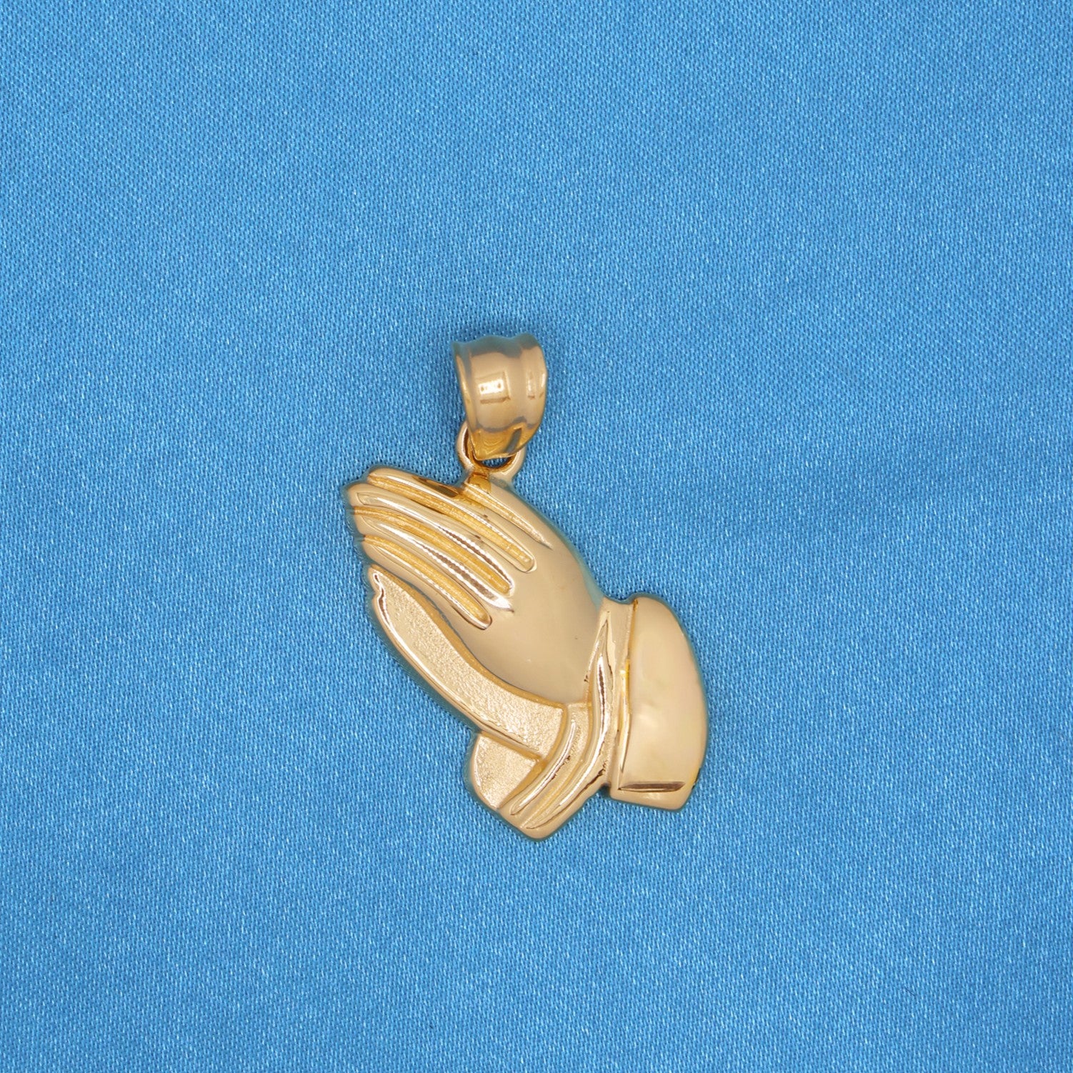 Praying Hands Pendant - Gold
