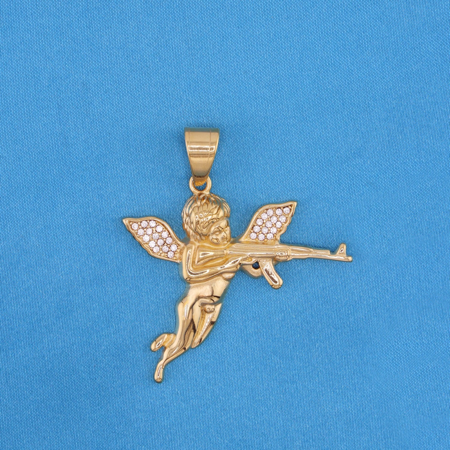 Archangel of Reprisal Pendant - Gold