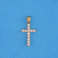 Diamond Cross Pendant - Gold