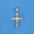 Baguette Cut Cross Pendant - Premium 316L Stainless