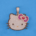 Icy Kitty Pendant - Rose Gold