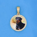 Custom Photo Pendant - Gold