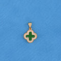 Icy Clover Charm - Gold