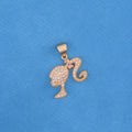 Iced Girl Necklace - Gold
