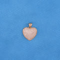 Icy Heart Necklace - Gold