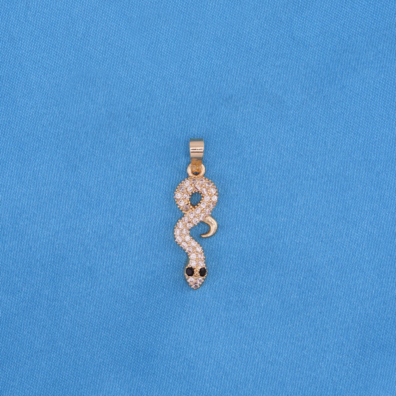 Micro Snake Necklace - Gold