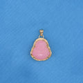 Pink Buddha Necklace - Gold