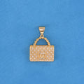 Icy Purse Necklace - Gold