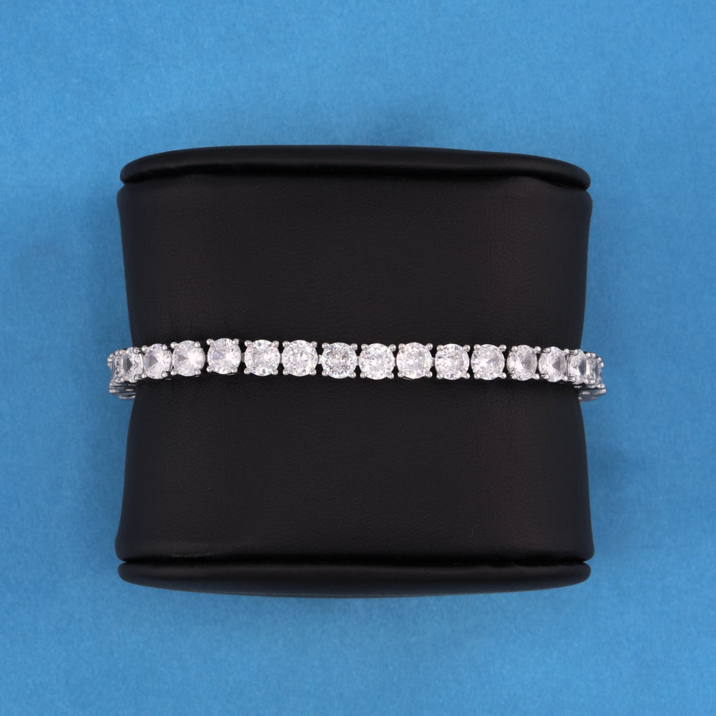 5mm Tennis Bracelet - White Gold