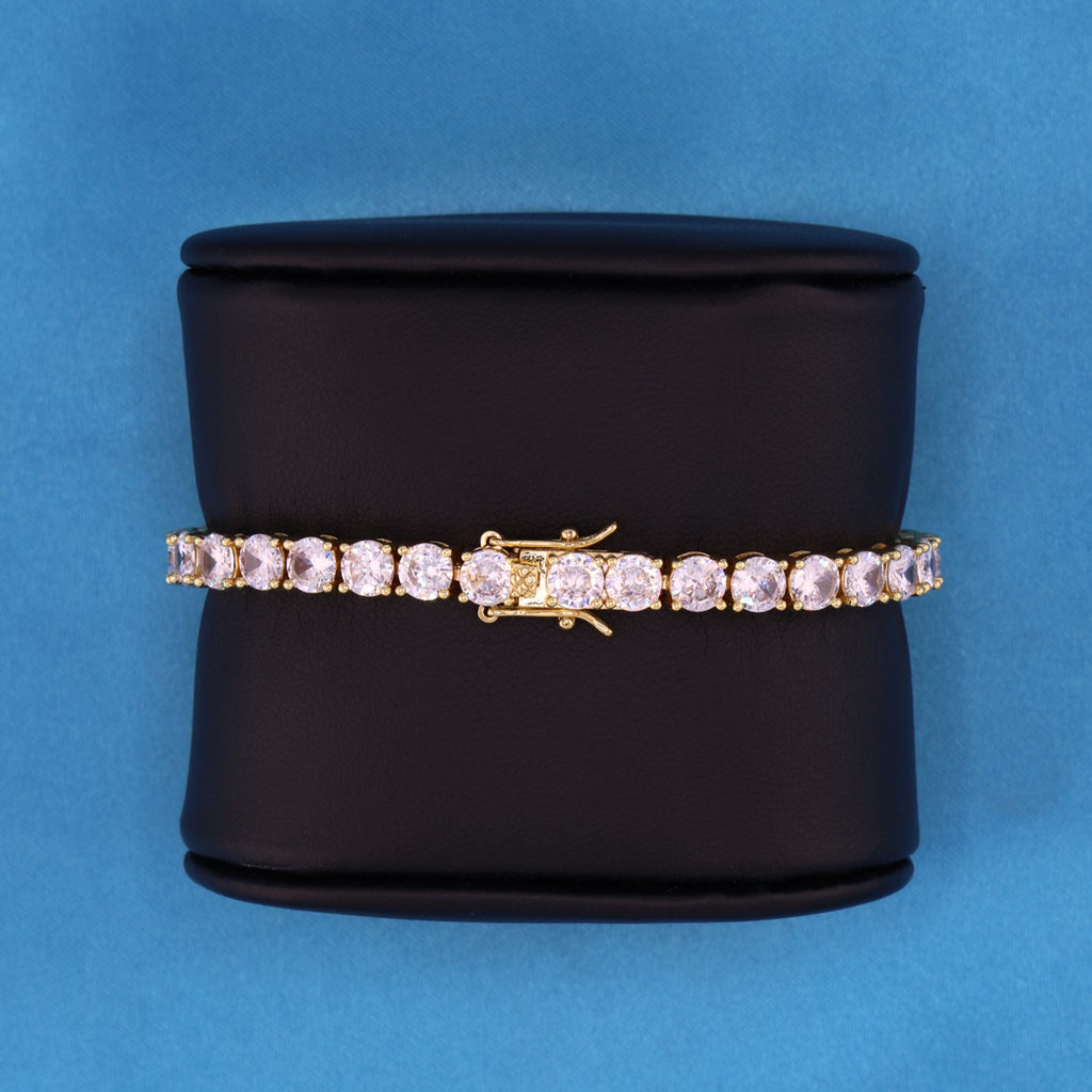 5mm Tennis Bracelet - Gold