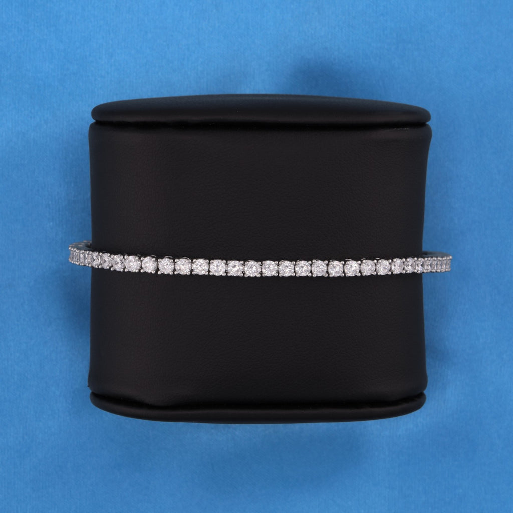 3mm Tennis Bracelet - White Gold