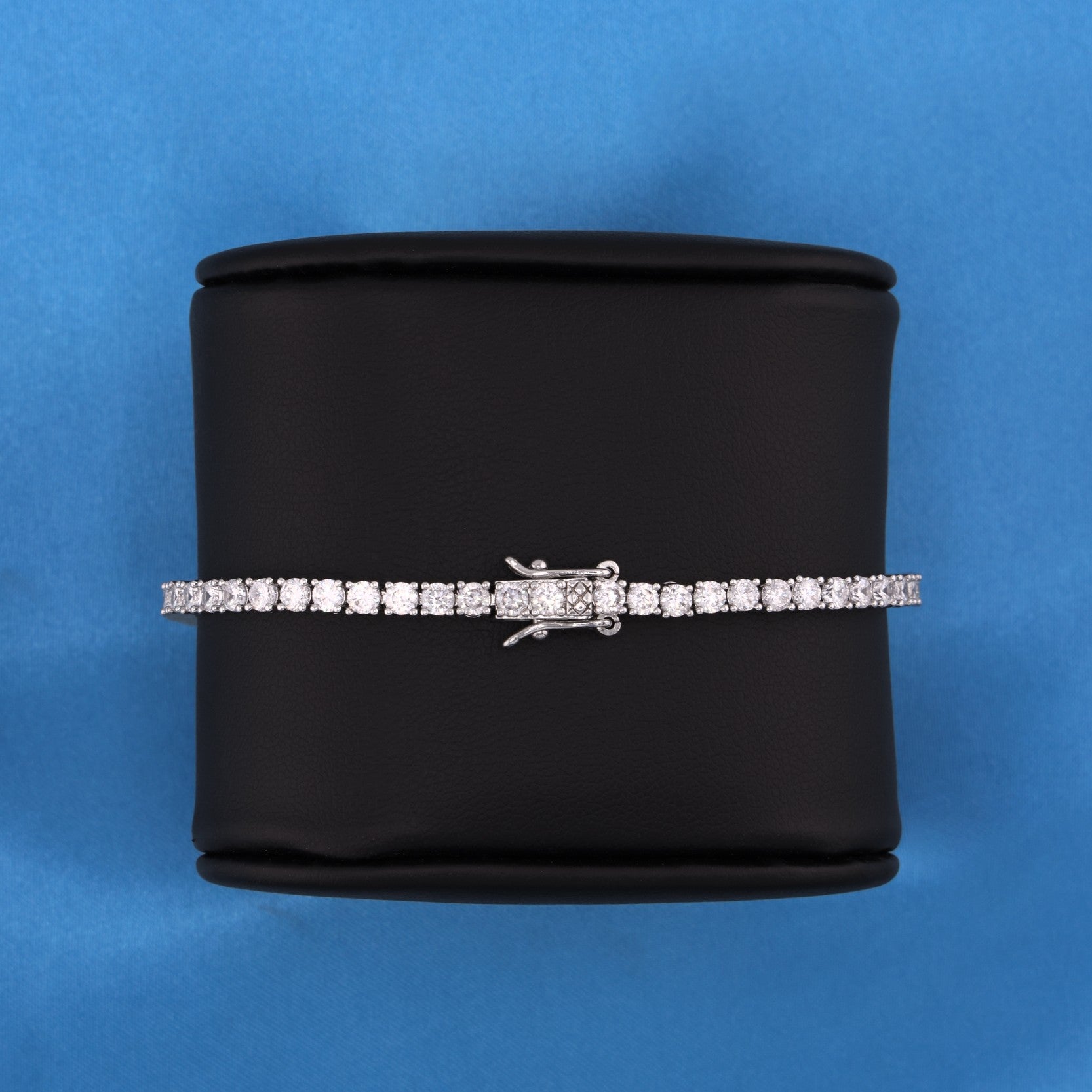 3mm Tennis Bracelet - White Gold