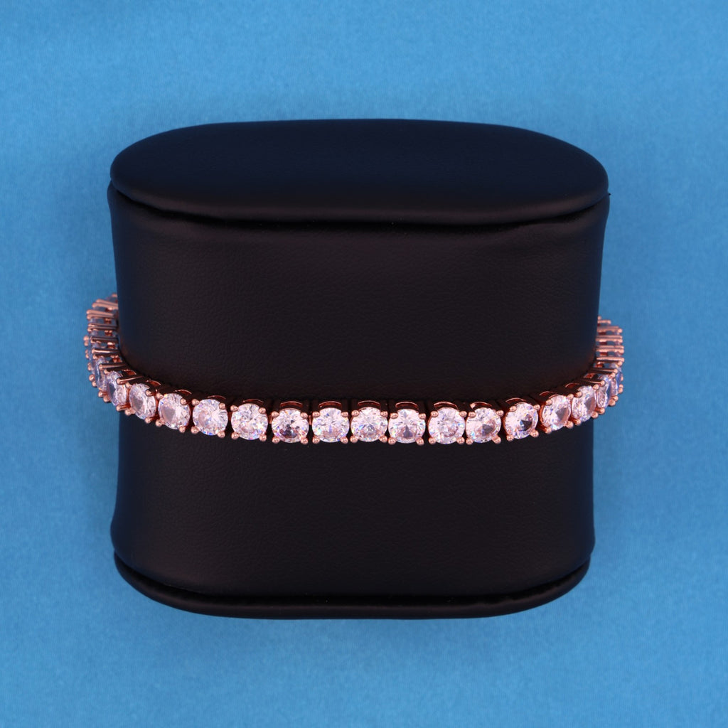 5mm Tennis Bracelet - Rose Gold