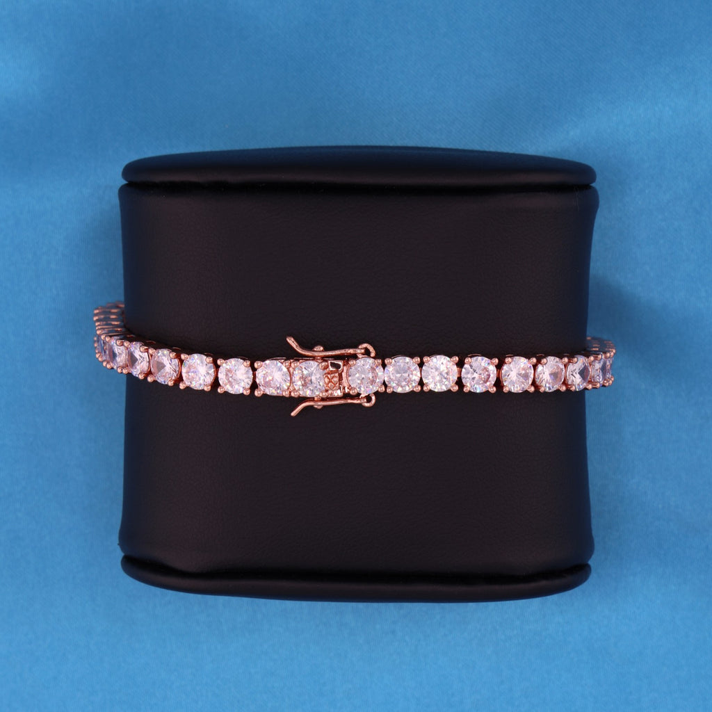 5mm Tennis Bracelet - Rose Gold