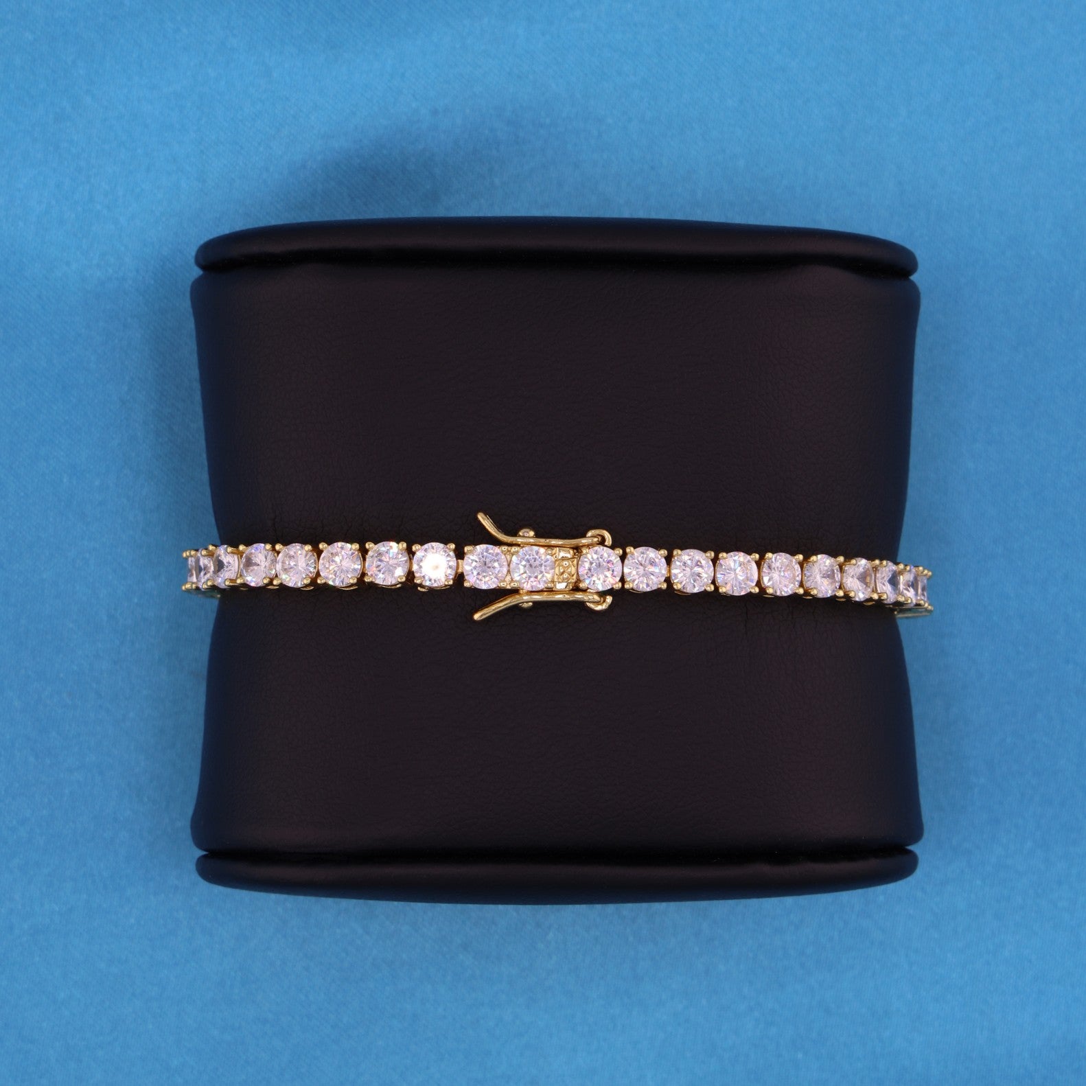 3mm Tennis Bracelet - Gold